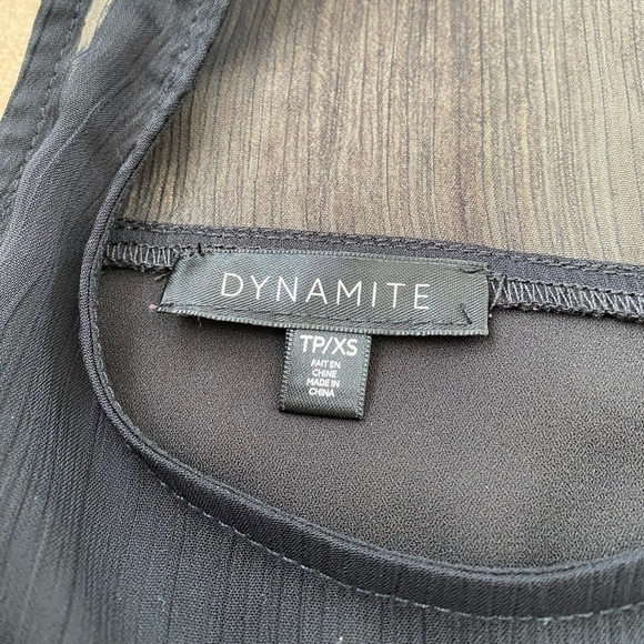 Dynamite Black Sparkly Tunic - Picture 10 of 10
